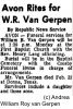 van Gerpen, William Roy