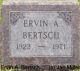 Bertsch, Ervin A.