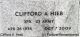 Hieb, Clifford A.