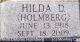 Holmberg, Hilda Delores