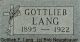 Gottlieb F. Lang