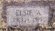 Samler, Elsie A.