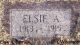 Samler, Elsie A.