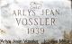 Vossler, Arlys Jean