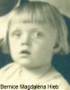 Hieb, Bernice Magdalena - 1921